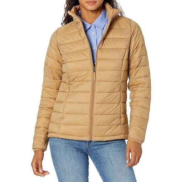 Lightweight Long Sleeve Full Zip Water Resistant Packable Puffer Jacket XS RfJ19 - Picture 1 of 17